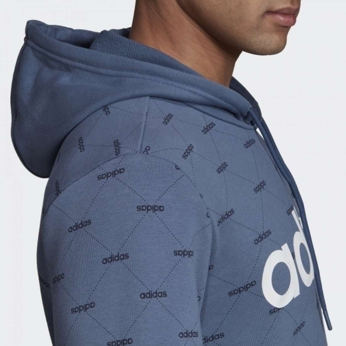 HOODIE ADIDAS LINEAR GRAPHIC TECH INK / LEGEND INK