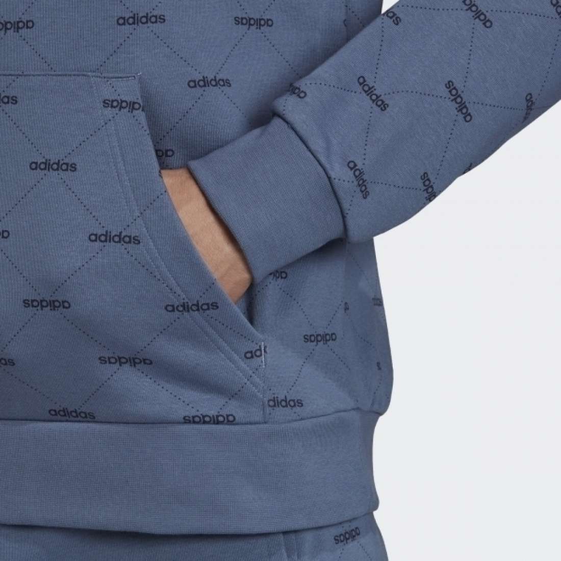 HOODIE ADIDAS LINEAR GRAPHIC TECH INK / LEGEND INK