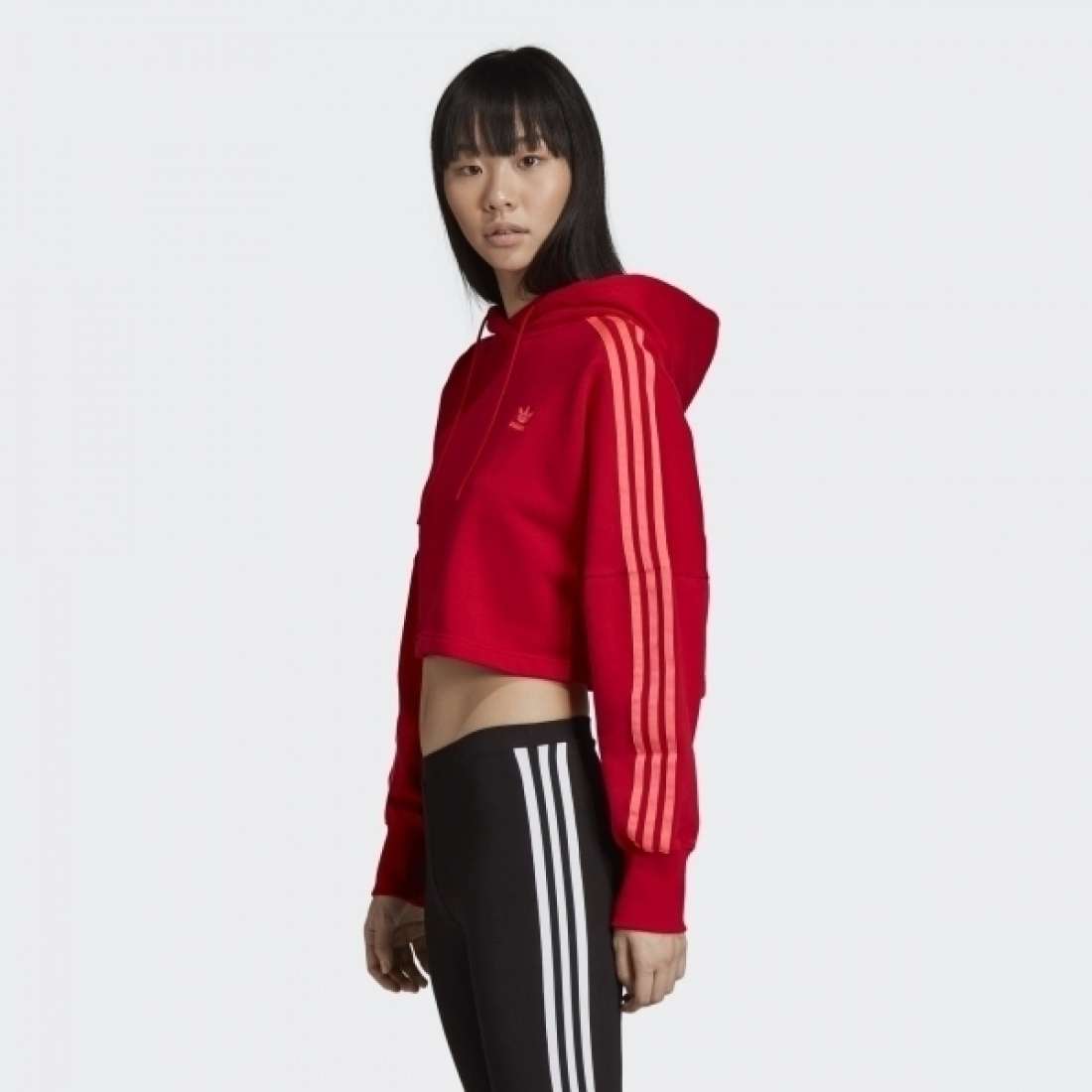 SWEAT ADIDAS CROPPED SCARLET