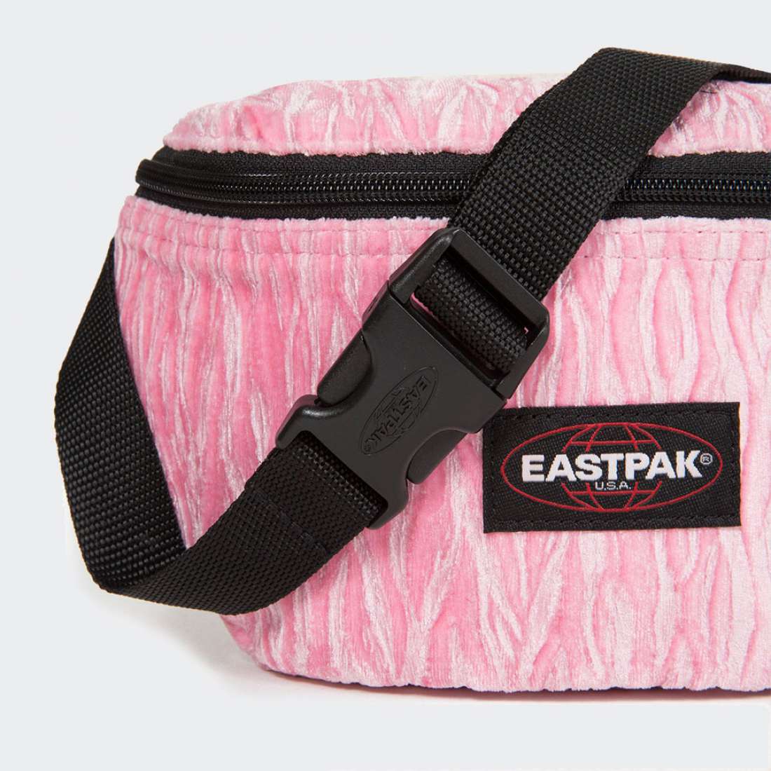 BOLSA CINTURA EASTPAK SPRINGER VELVET PINK