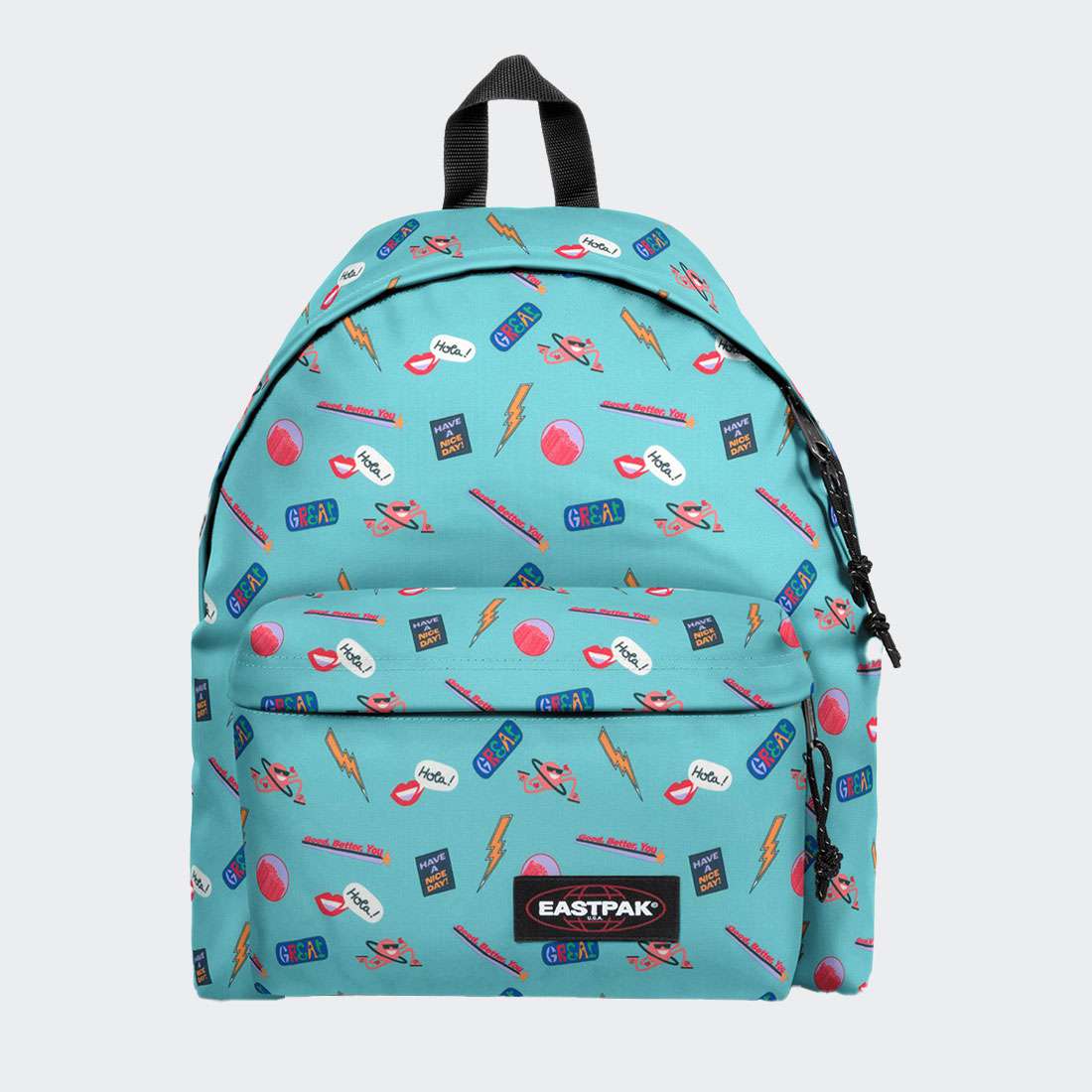 MOCHILA EASTPAK PADDED PAKR NOSTALGIA AQUA