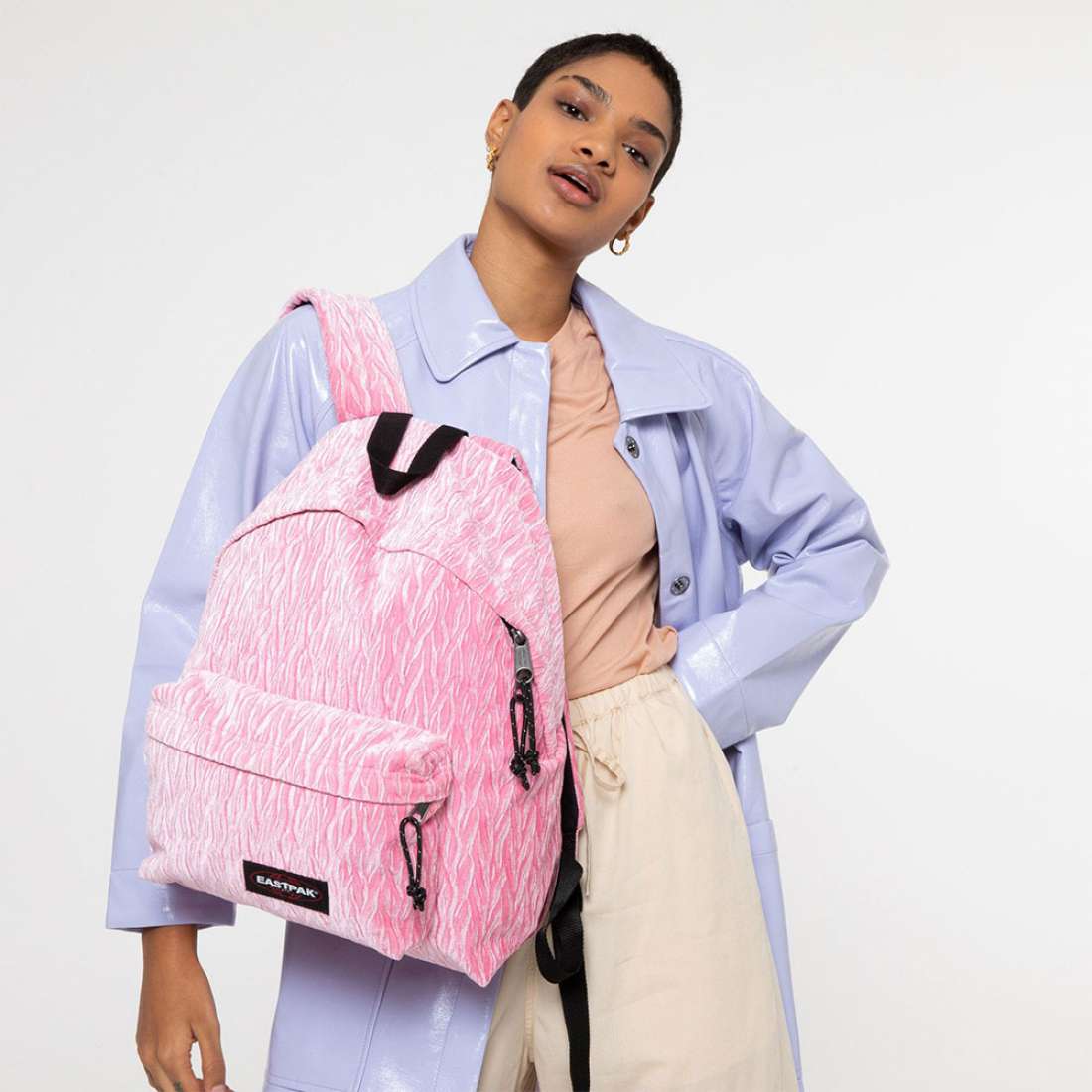 MOCHILA EASTPAK  PADDED PAK R VELVET PINK