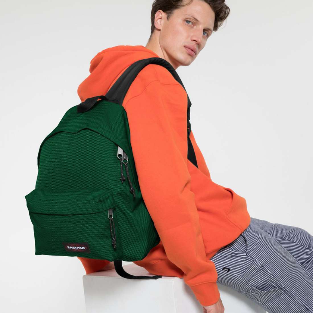 MOCHILA EASTPAK PADDED PAK`R MESHKNIT GREEN