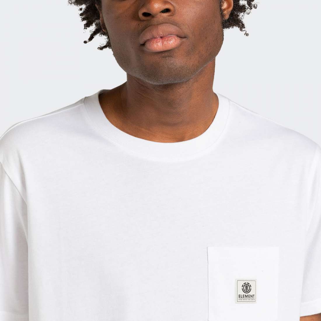 TSHIRT ELEMNT BASIC POCKET OPTIC WHITE