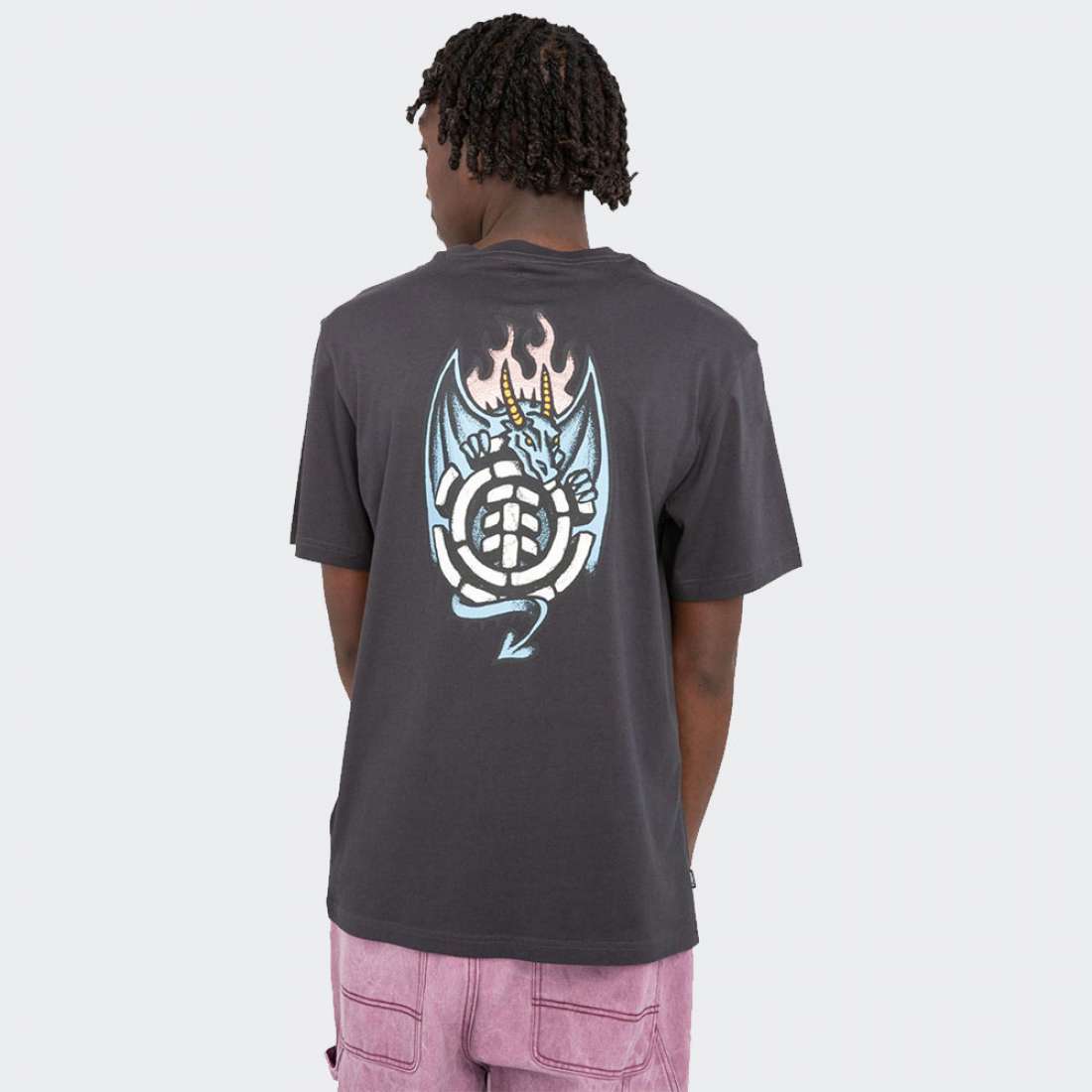 TSHIRT ELEMENT DRAGON OFF BLACK