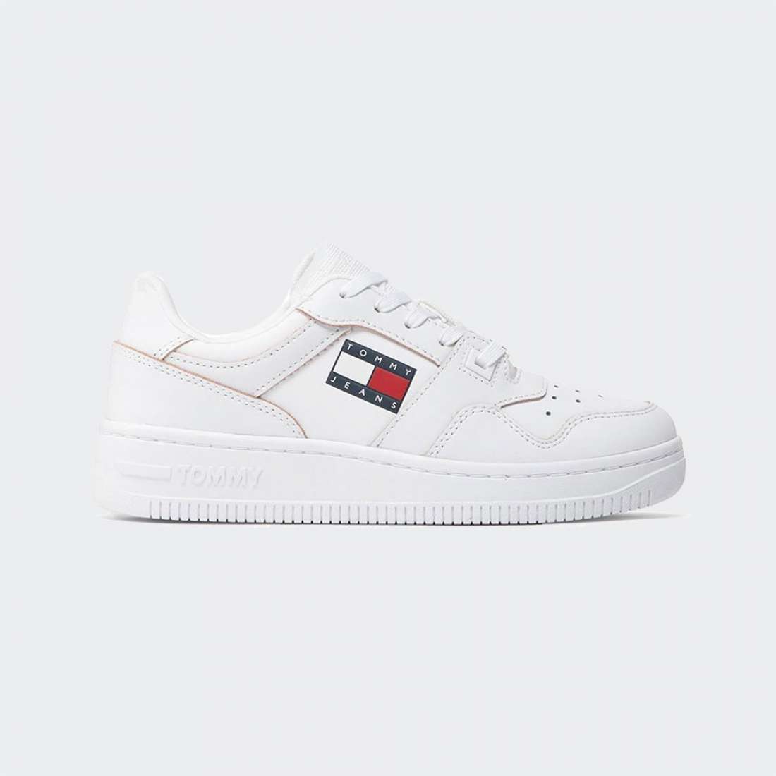 TOMMY HILFIGER TECH BASKET WHITE