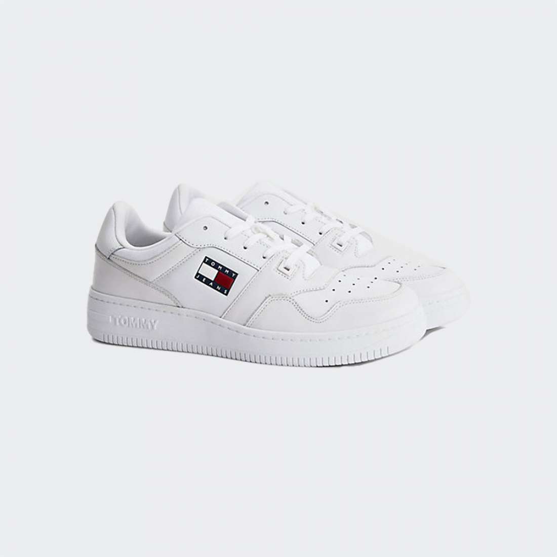 TOMMY HILFIGER RETRO BASKET WHITE