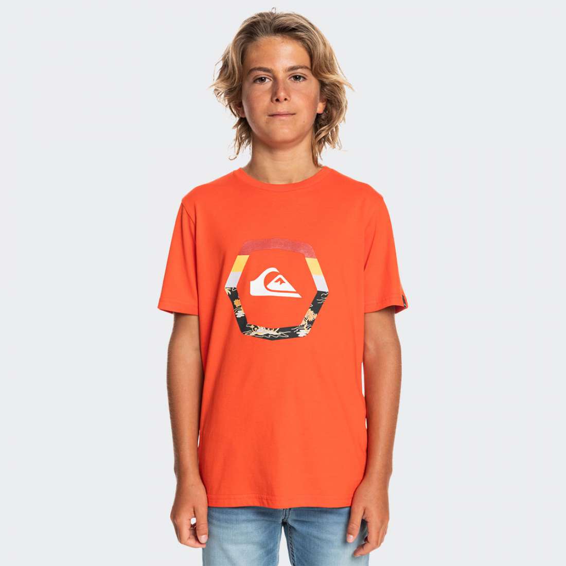 TSHIRT QUIKSILVER UPRISE CHERRY TOMATO