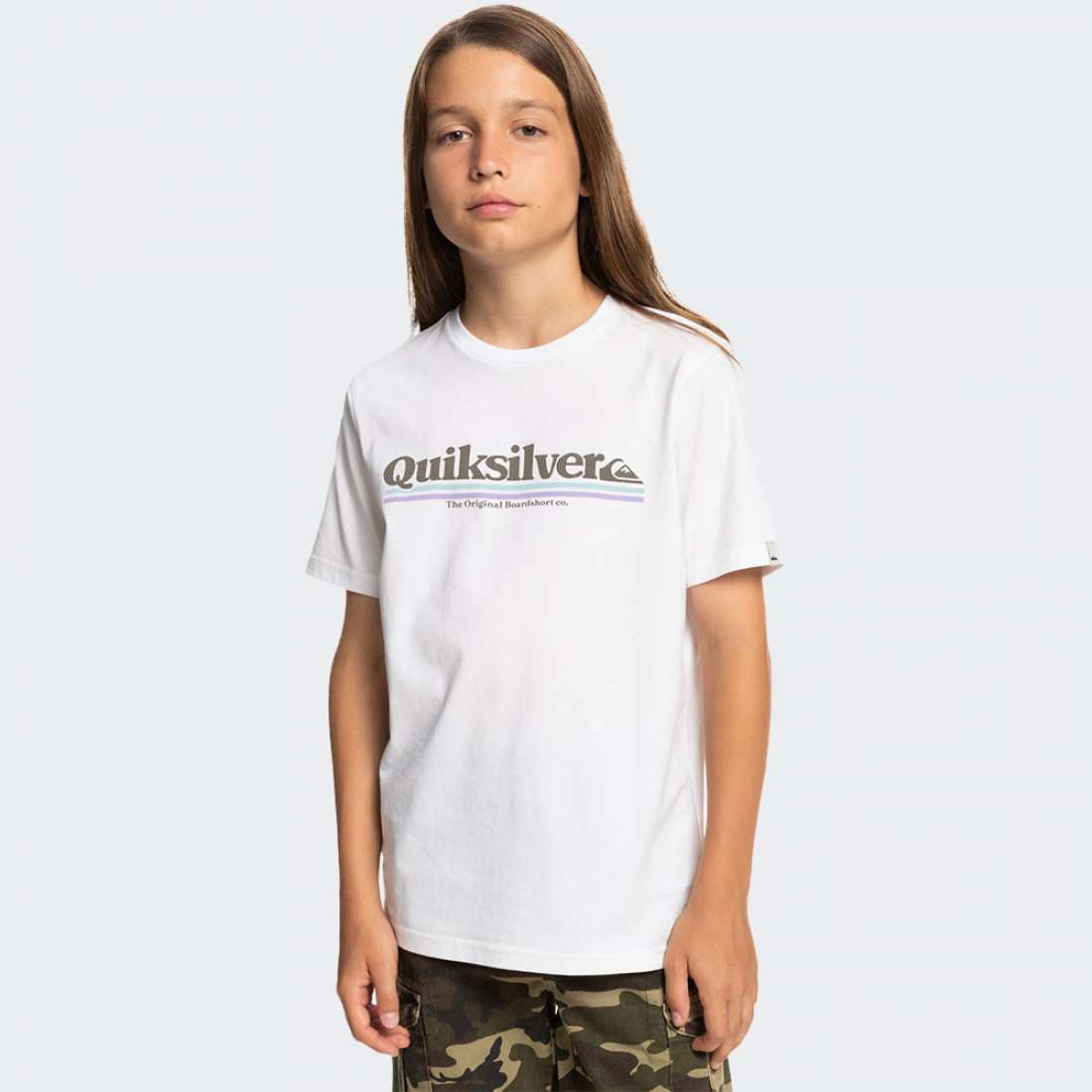 TSHIRT QUIKSILVER BETWEEN THE LINES K WHITE