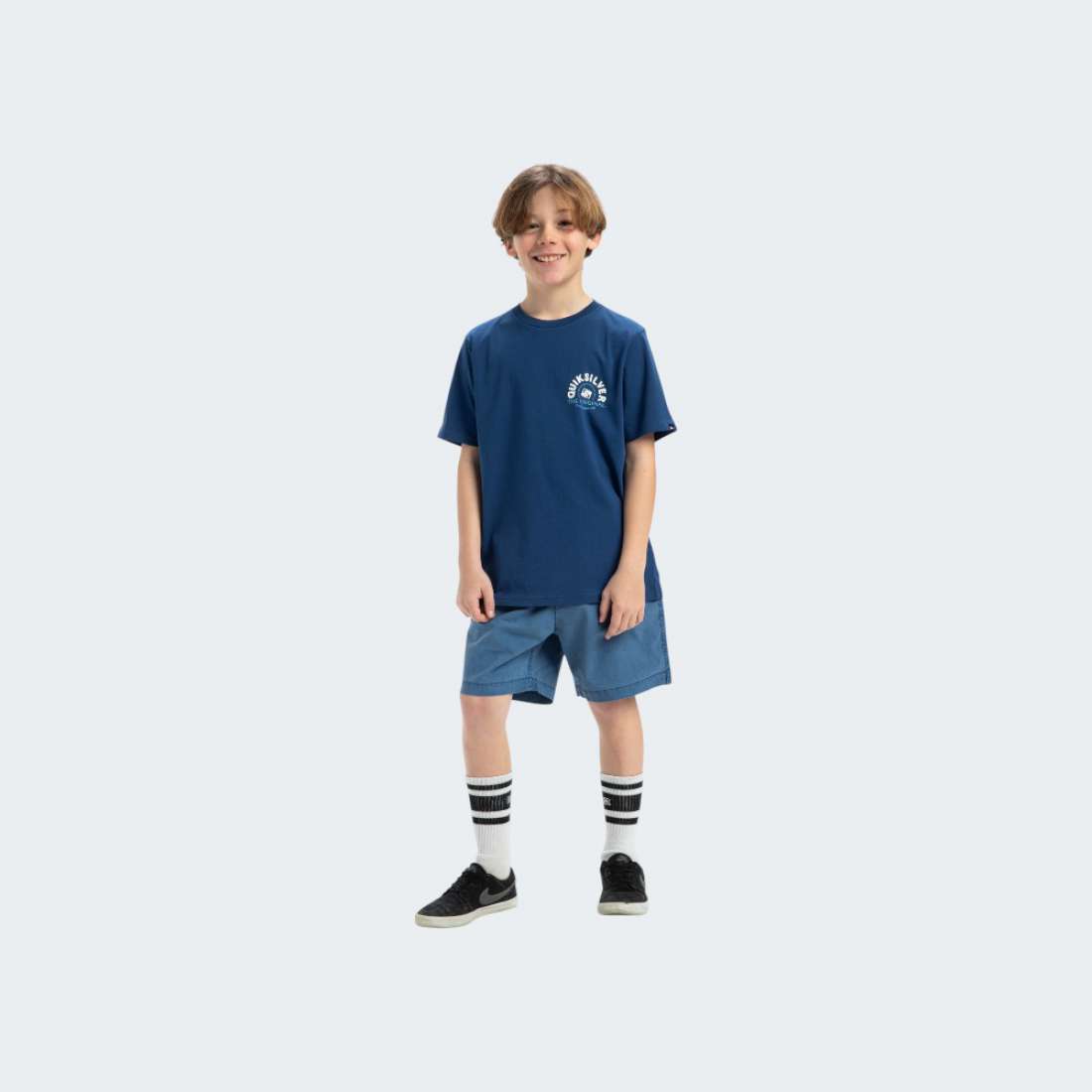 TSHIRT QUIKSILVER SUMMER ESTATE BLUE