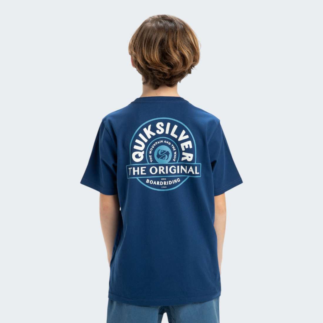 TSHIRT QUIKSILVER SUMMER ESTATE BLUE