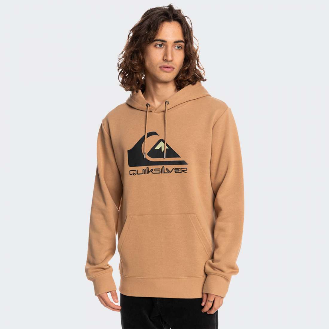 HOODIE QUIKSILVER BIG LOGO TANNIN