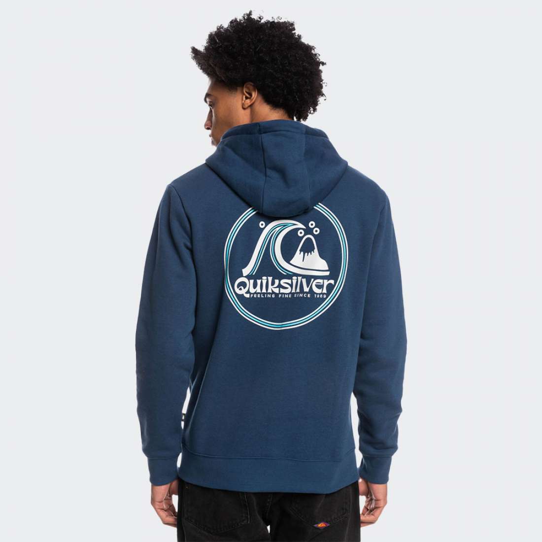 HOODIE QUIKSILVER ROLLING CIRCLE INSIGNIA BLUE