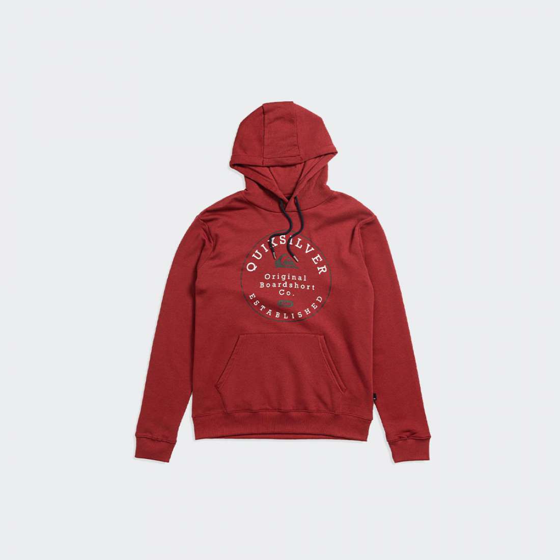 HOODIE QUIKSILVER CIRCLE TRIM TIBETAN RED