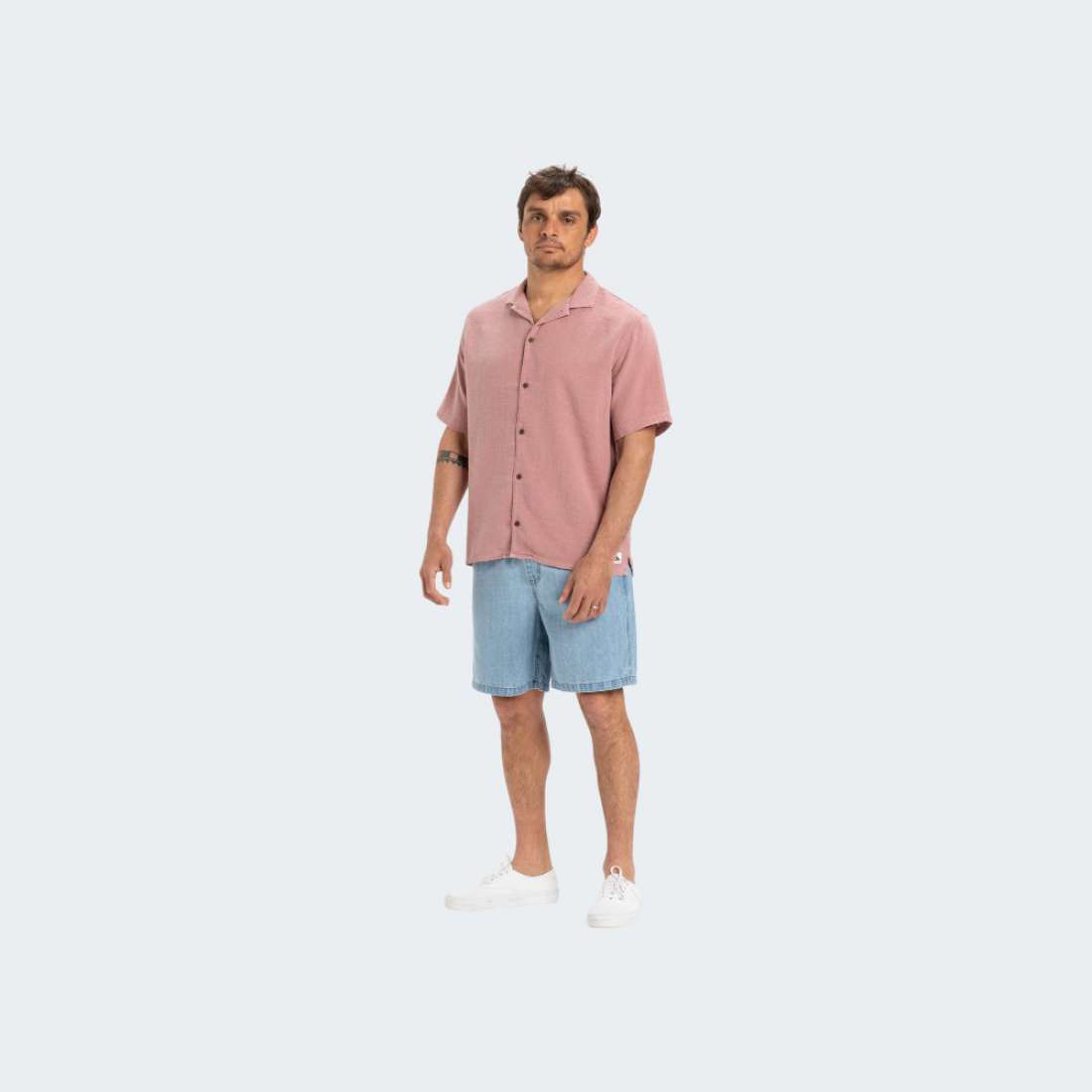 CAMISA QUIKSILVER TIME BOX SNOW WHITE