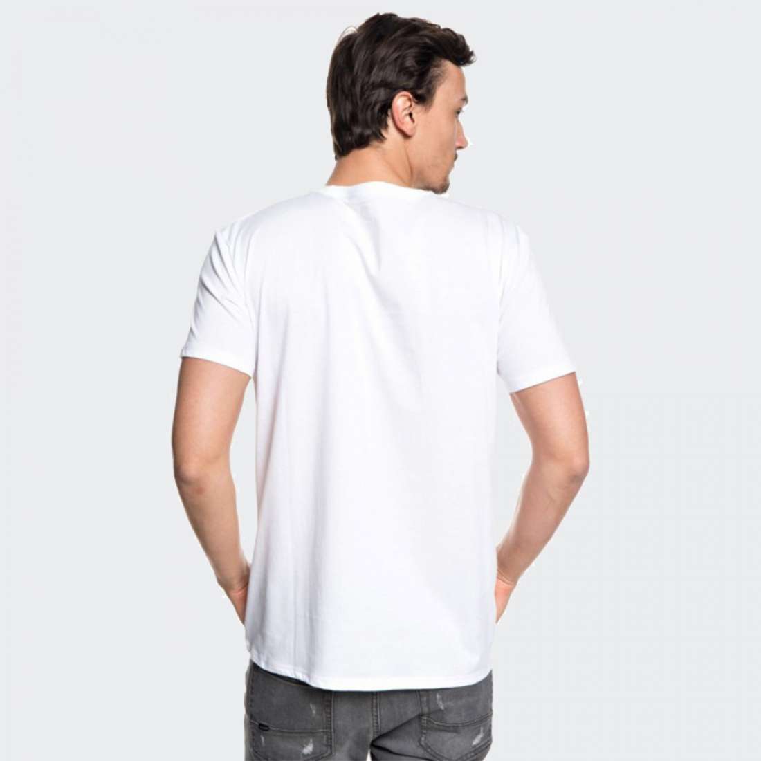 TSHIRT QUIKSILVER BAMBOO BREAKFAST WHITE