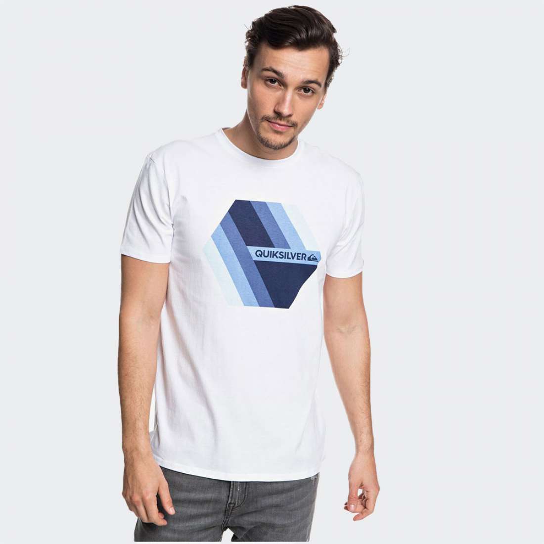 TSHIRT QUIKSILVER RETRO RIGHT WHITE