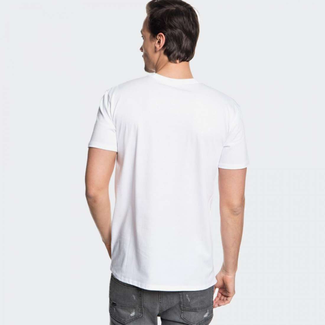TSHIRT QUIKSILVER RETRO RIGHT WHITE