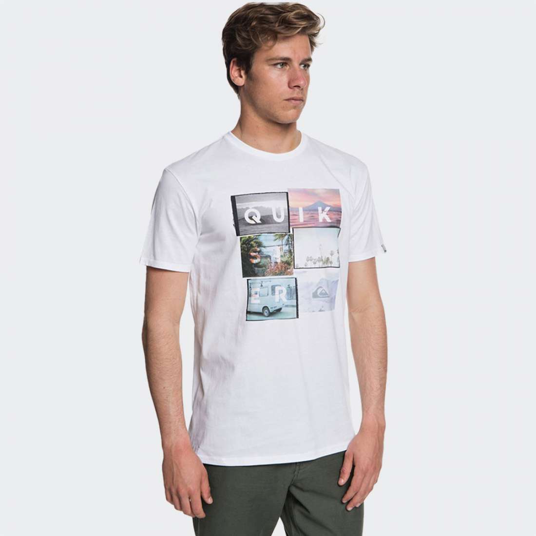 TSHIRT QUIKSILVER LOCAL MOTIVE WHITE