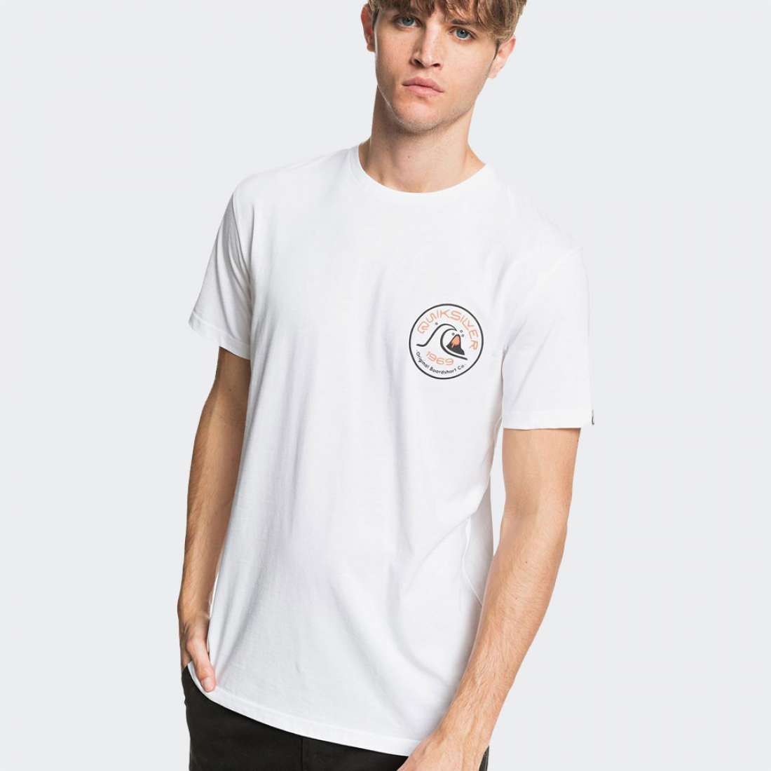 TSHIRT QUIKSILVER CLOSE CALL WHITE