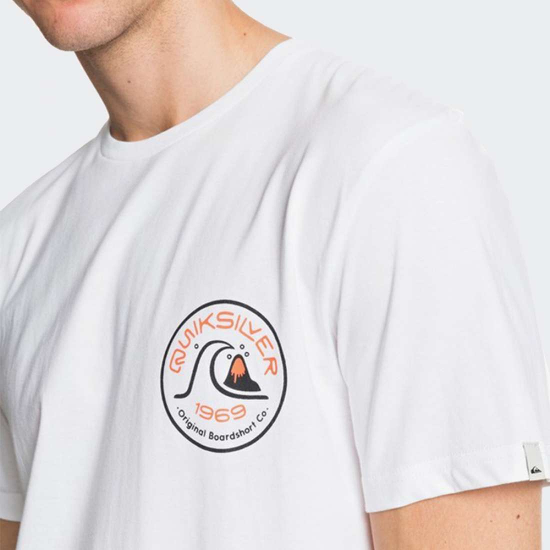 TSHIRT QUIKSILVER CLOSE CALL WHITE