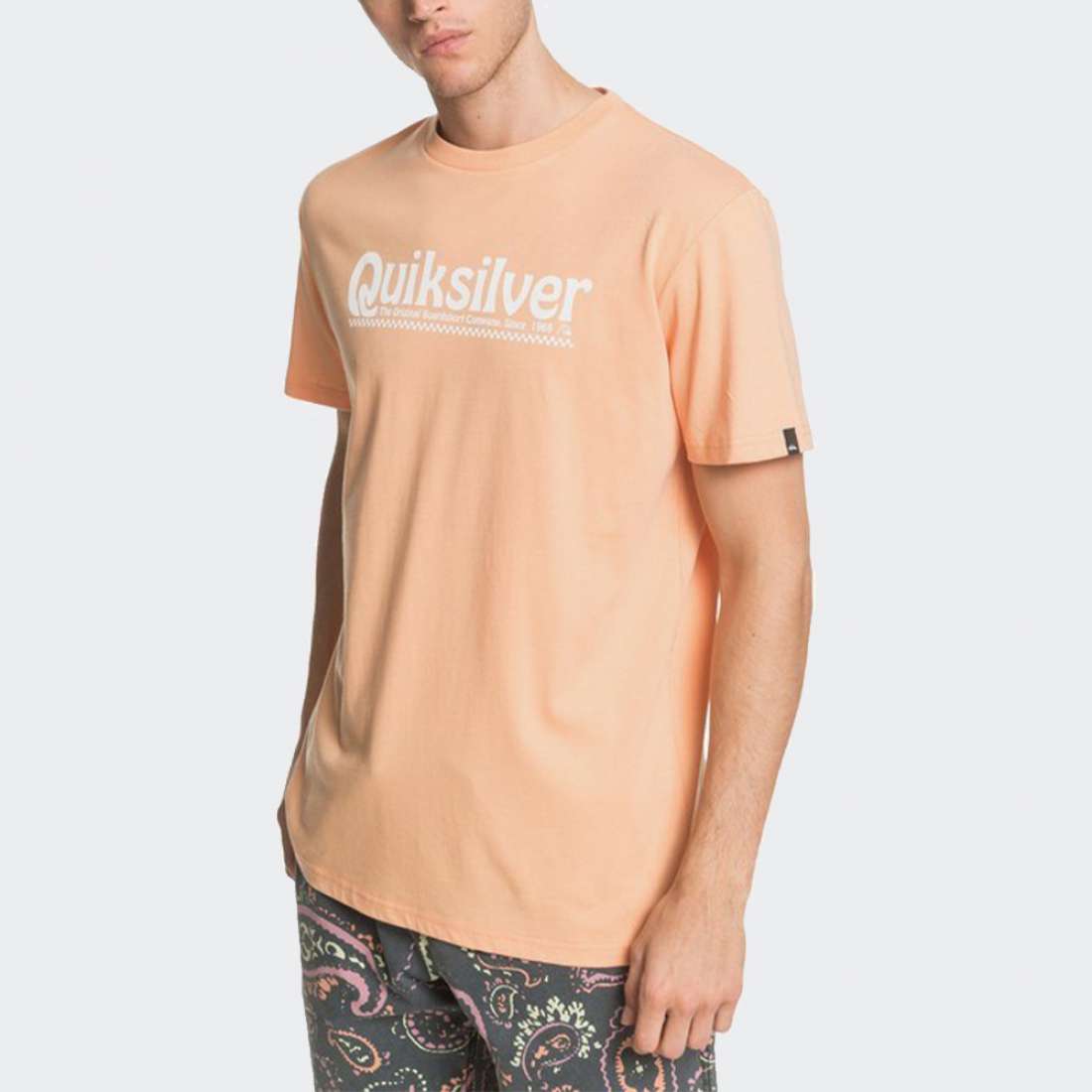 TSHIRT QUIKSILVER NEW SLANG SALMON