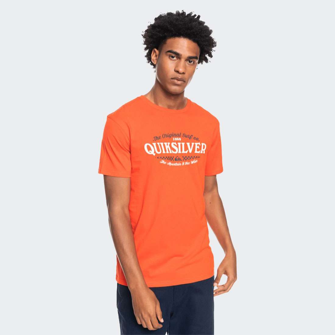 TSHIRT QUIKSILVER CHECKONIT CHERRY TOMATO