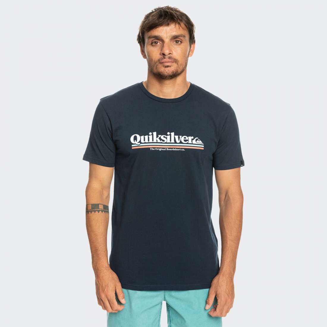 TSHIRT QUIKSILVER BETWEEN THE LINES NAVY BLAZER