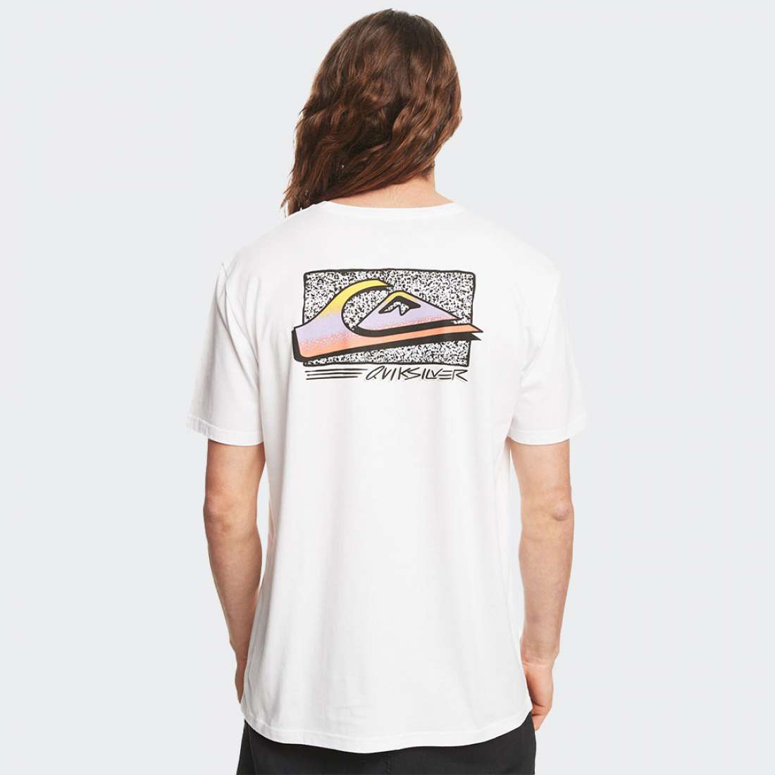 TSHIRT QUIKSILVER RETRO FADE WHITE