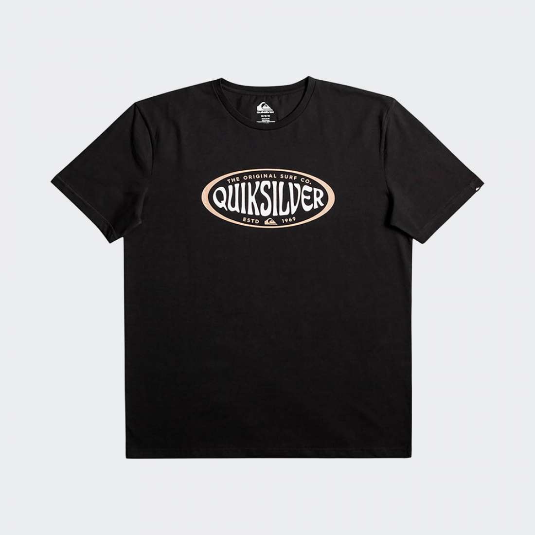 TSHIRT QUIKSILVER IN CIRCLES BLACK