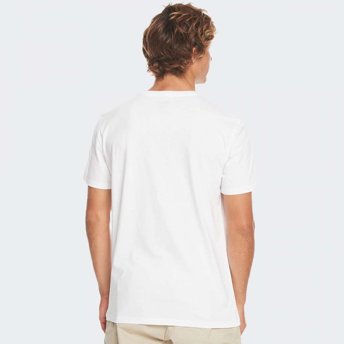 TSHIRT QUIKSILVER GRADIENT LINE WHITE