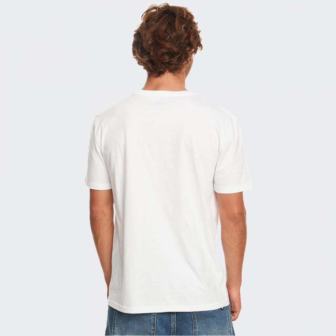 TSHIRT QUIKSILVER CIRCLE TRIM WHITE