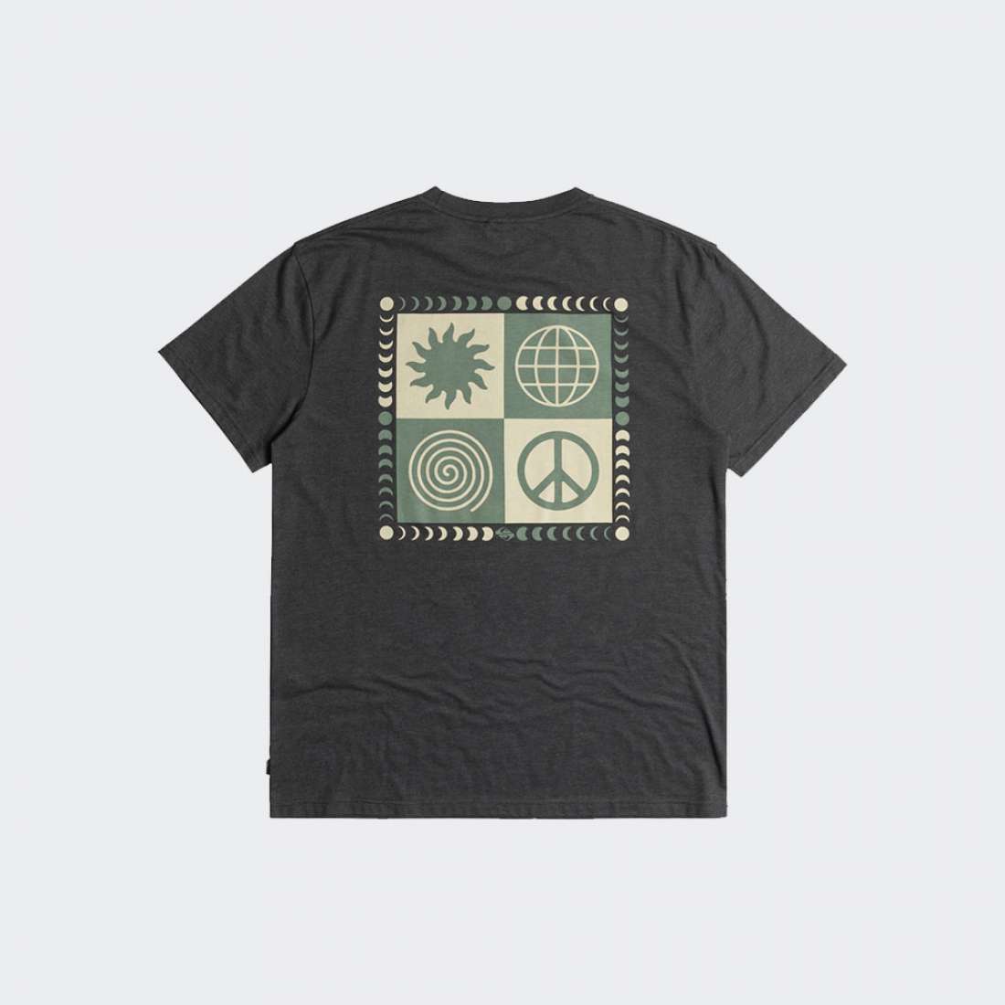 TSHIRT QUIKSILVER PEACE PHASE TARAMAC