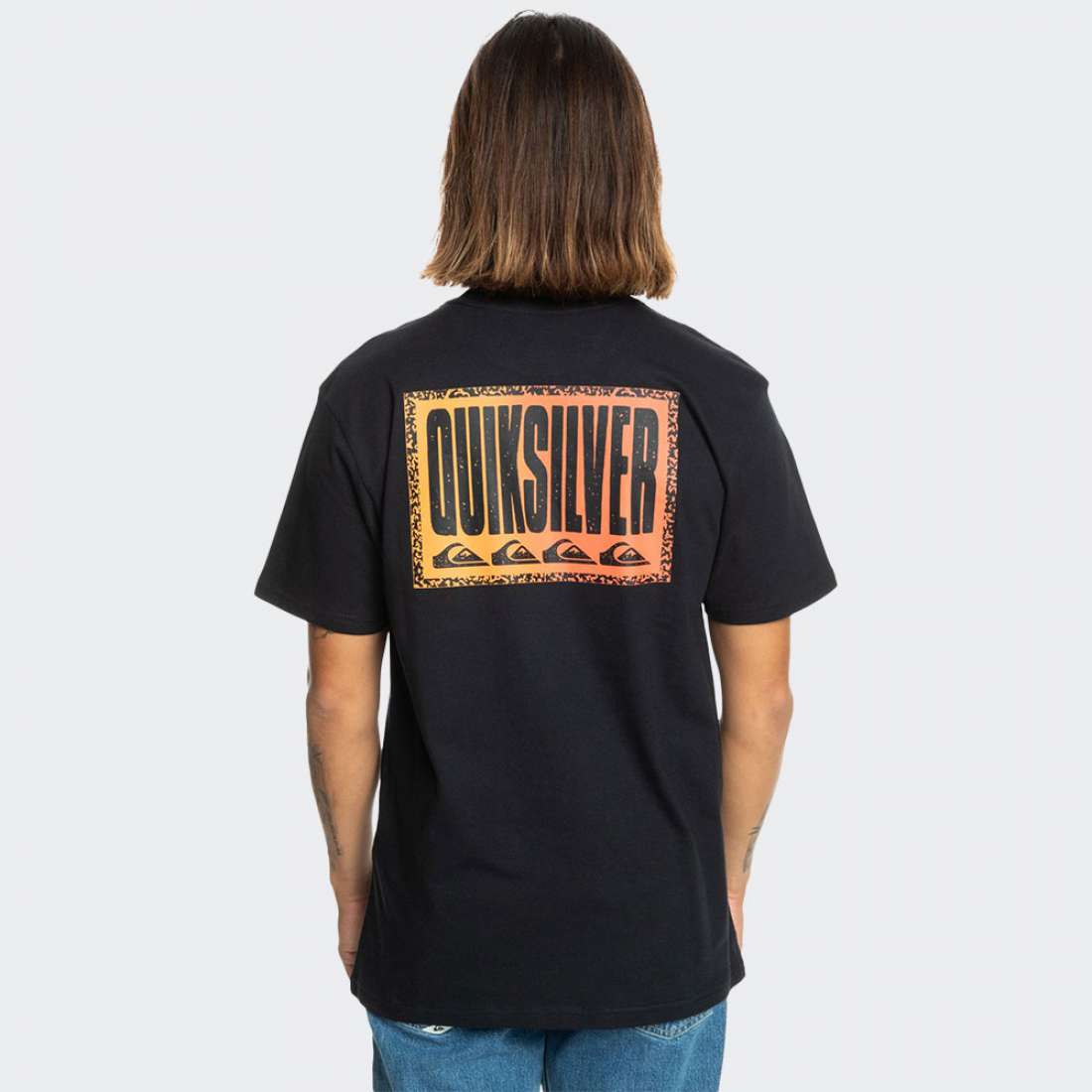 TSHIRT QUIKSILVER LONGFADE BLACK