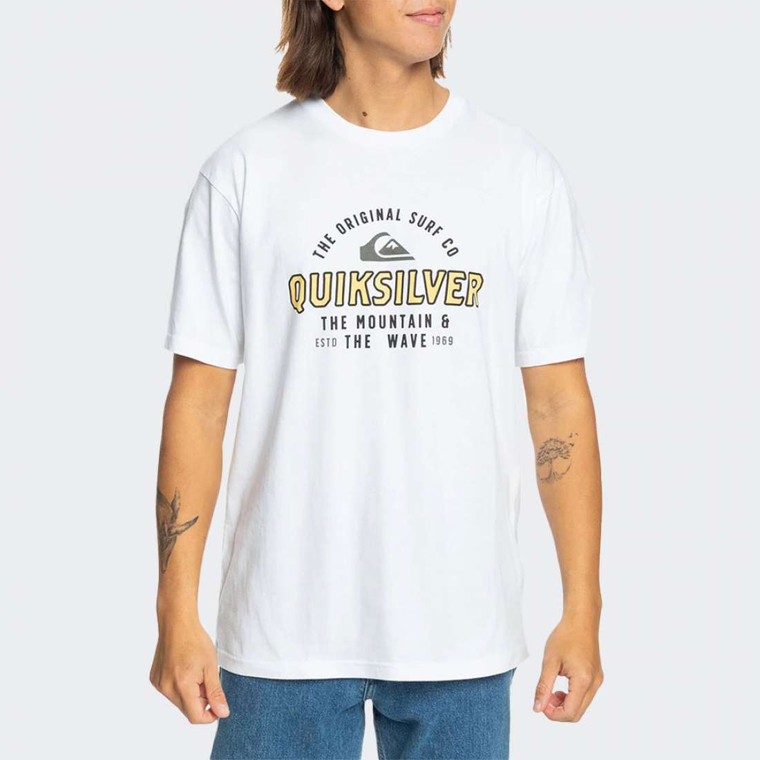 TSHIRT QUIKSILVER FLOATING WHITE