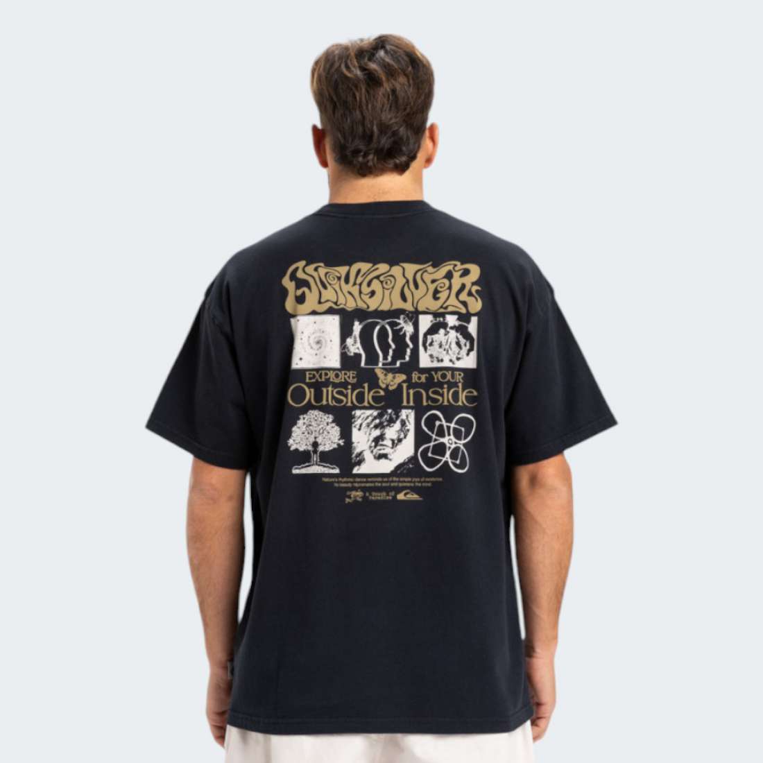 TSHIRT QUIKSILVER OUTSIDE BLACK