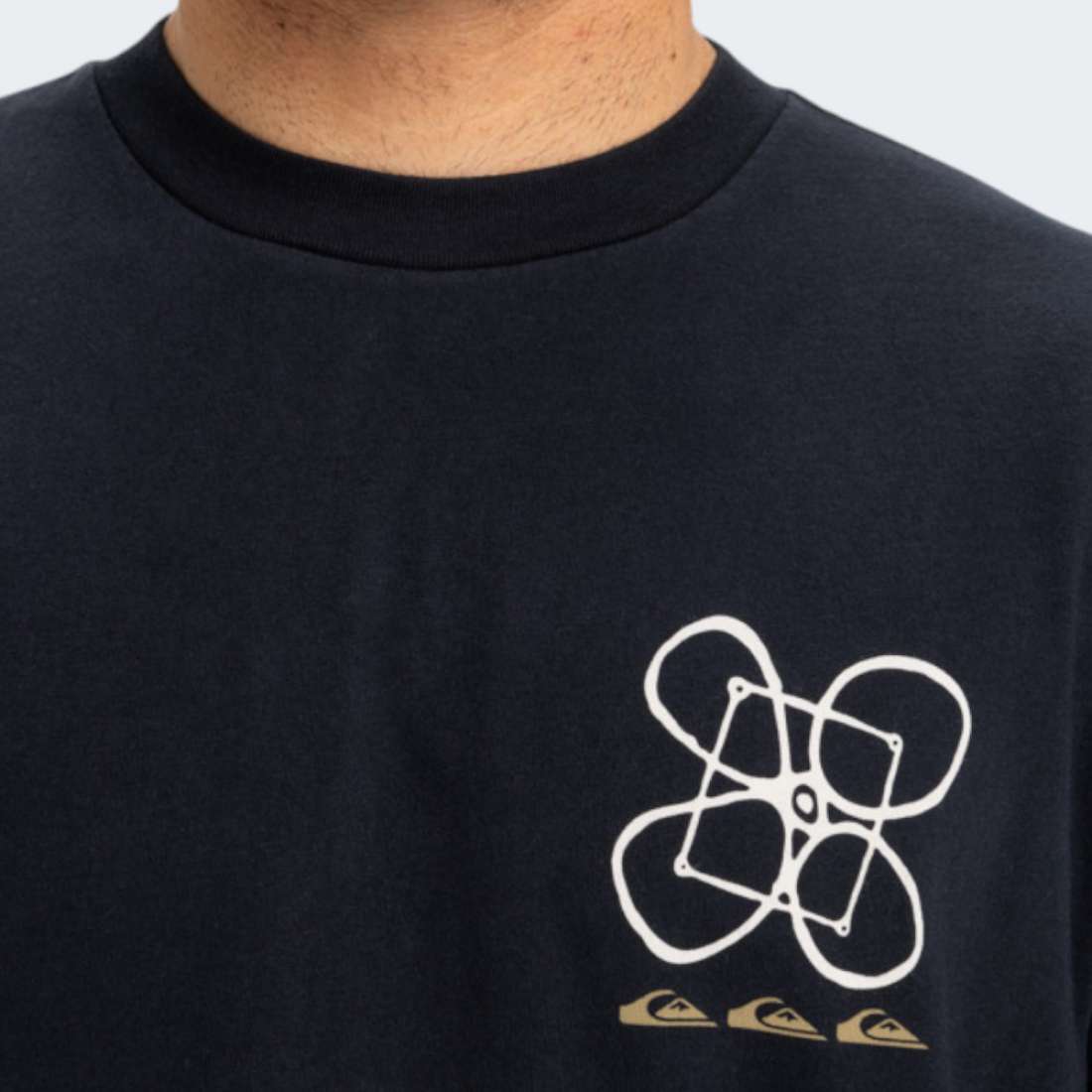 TSHIRT QUIKSILVER OUTSIDE BLACK