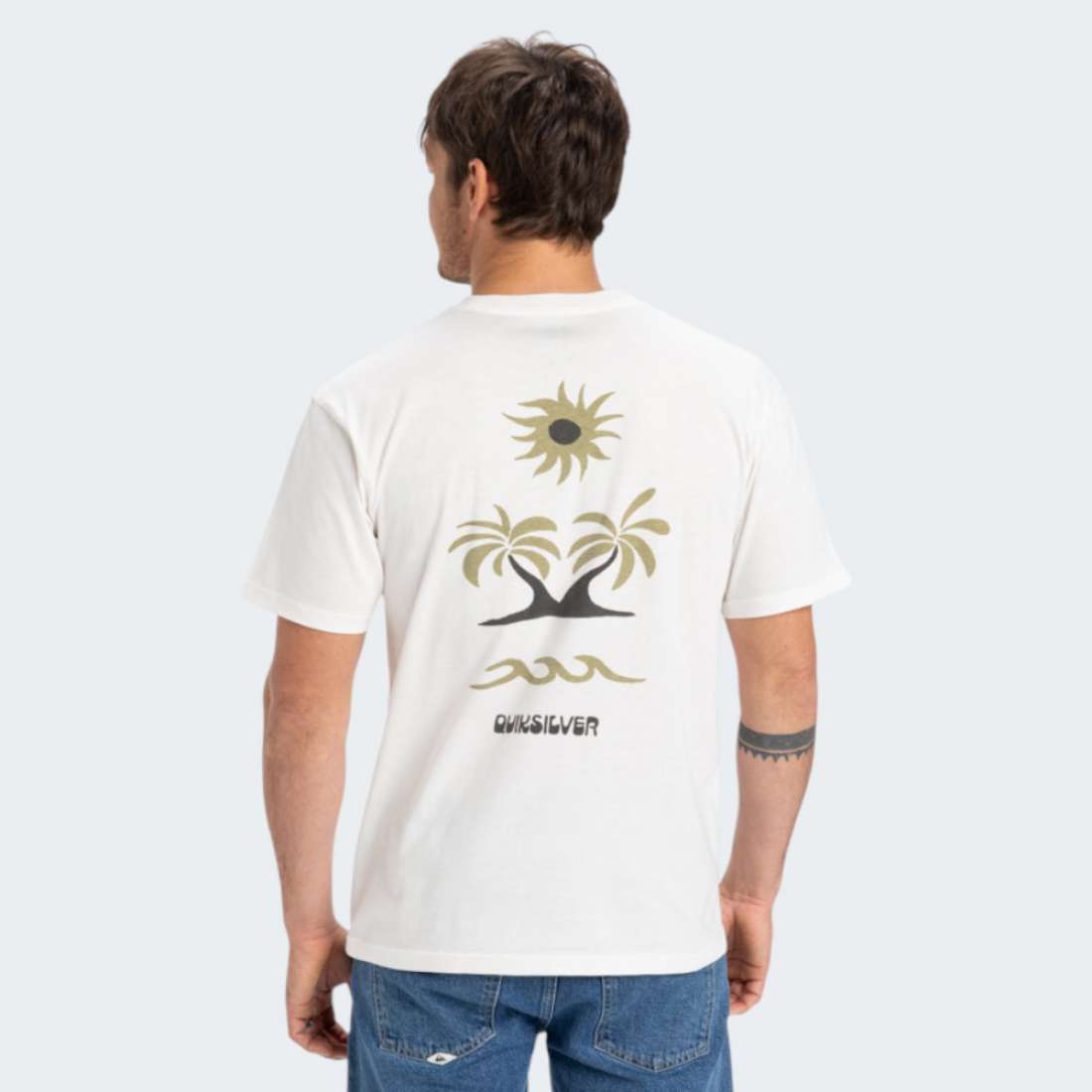 TSHIRT QUIKSILVER EVO SNOW WHITE