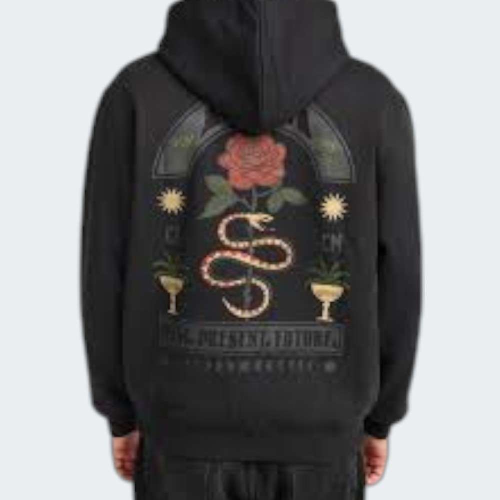 HOODIE RVCA ROSES POSTER