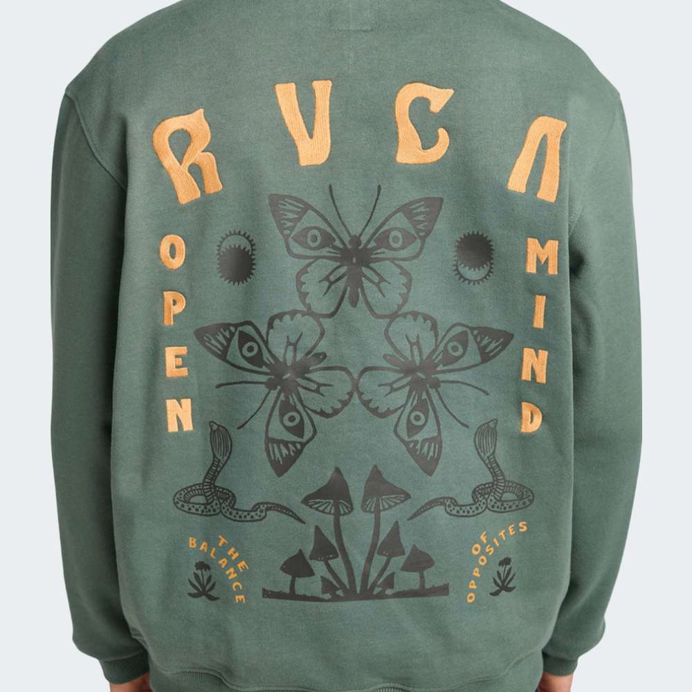 HOODIE RVCA BUTTERFLY POSTER