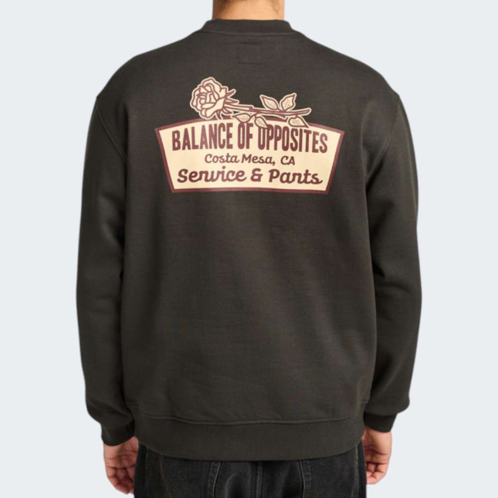 SWEATSHIRT RVCA ROSE SIGN