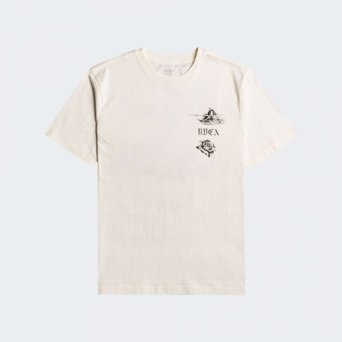 TSHIRT RVCA BENJAMIN JEANJEAN ANTIQUE WHITE