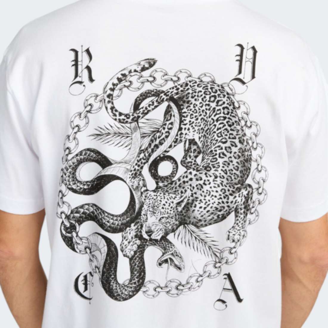 TSHIRT RVCA BATTLE WHITE