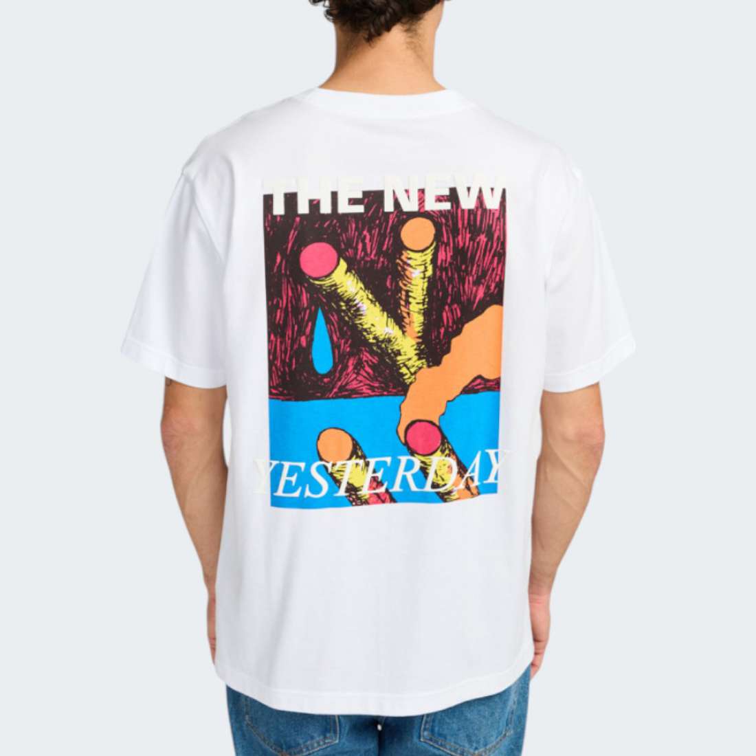 TSHIRT RVCA SUPERBLAST WHITE