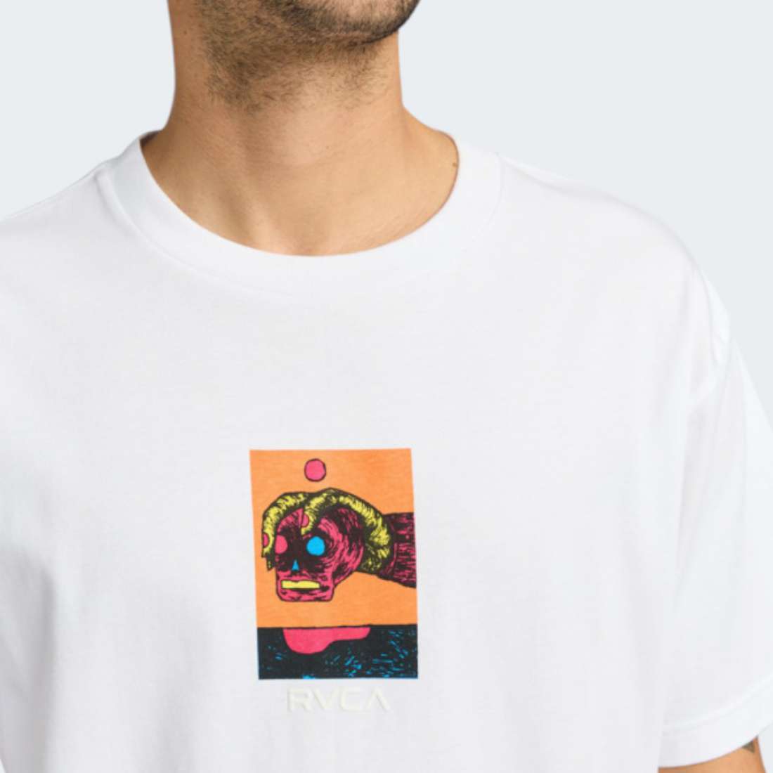 TSHIRT RVCA SUPERBLAST WHITE