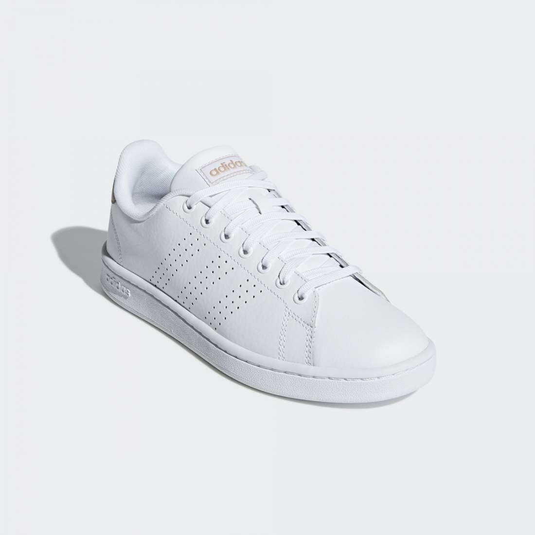 ADIDAS ADVANTAGE W CLOUD WHITE / COPPER METALLIC