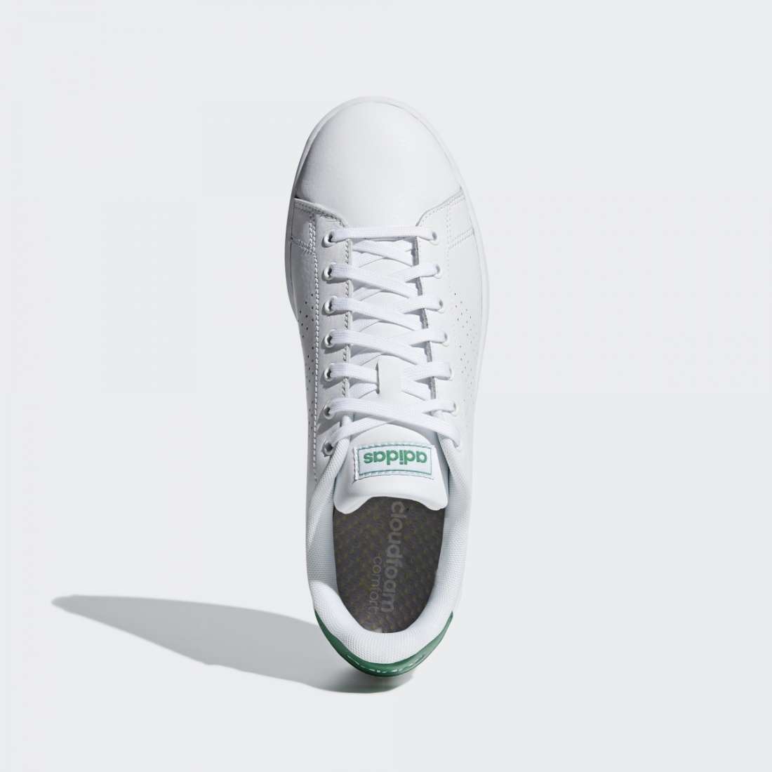 ADIDAS ADVANTAGE CLOUD WHITE / GREEN