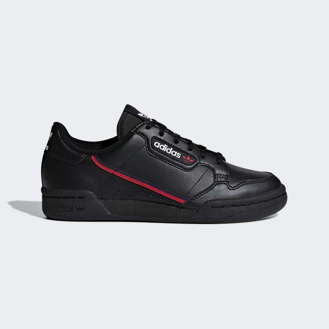 ADIDAS CONTINENTAL 80 J BLACK/RED