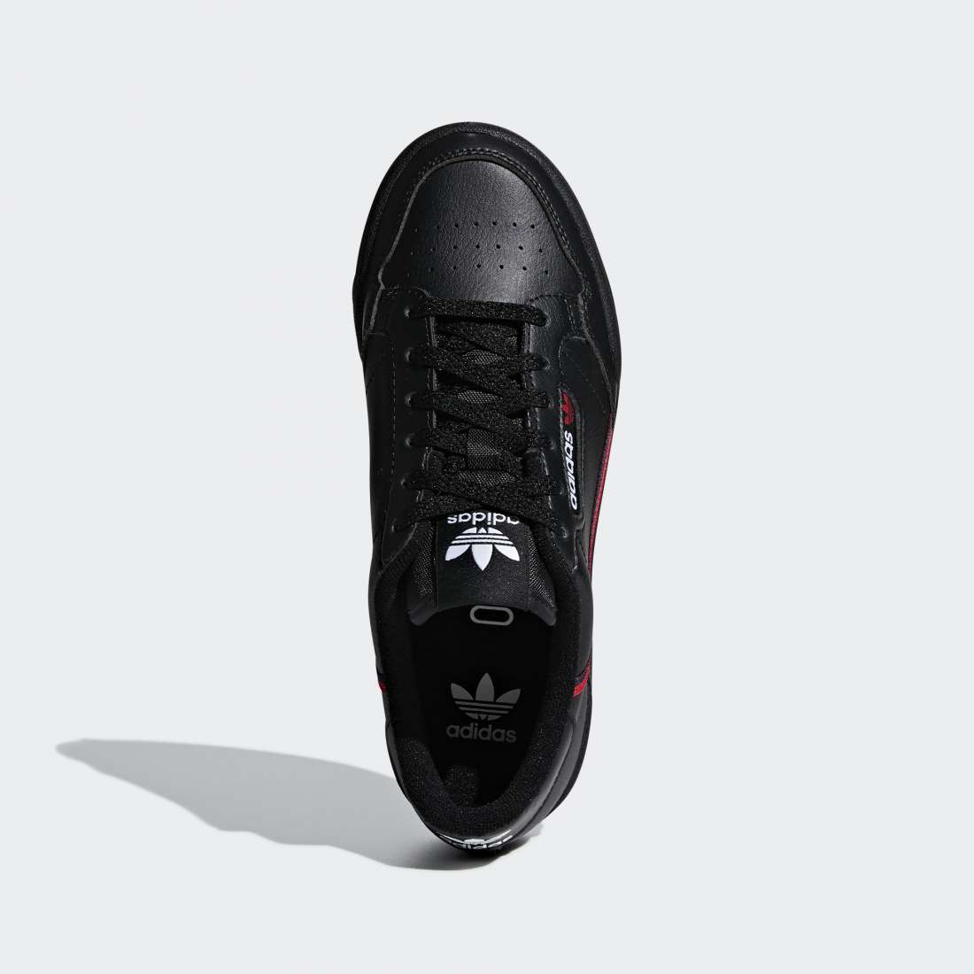 ADIDAS CONTINENTAL 80 J BLACK/RED