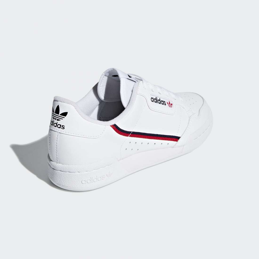 ADIDAS CONTINENTAL 80 J WHITE/RED